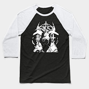 Baphomet Pentagramm Mind's Eye Goat Occult Baseball T-Shirt